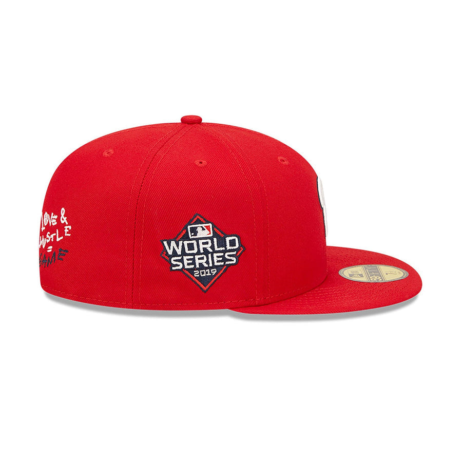 Washington Heart Side Patch Fitted Cap