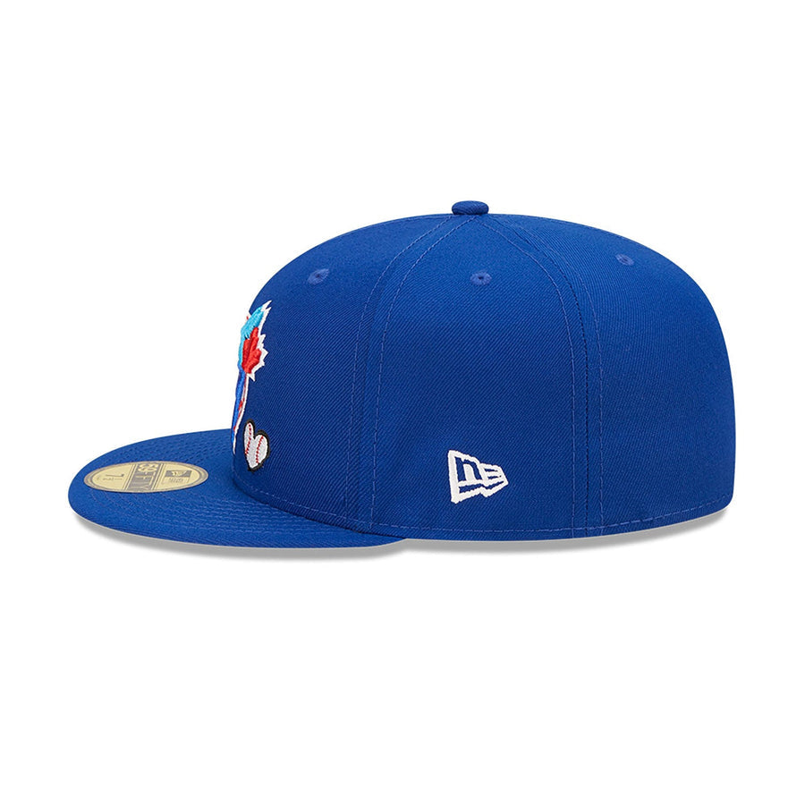Toronto Blue Jays Heart Side Patch Fitted Cap