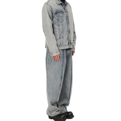 MM6 Maison Margiela contrasting denim jacket