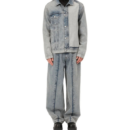 MM6 Maison Margiela contrasting denim jacket