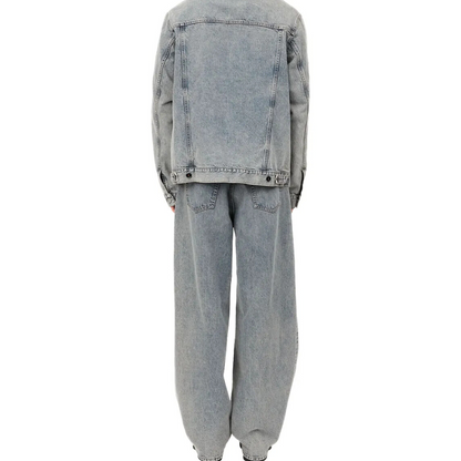 MM6 Maison Margiela contrasting denim jacket