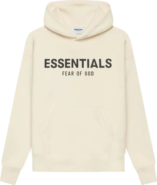 Fear of God Essentials Kids Pull-Over Hoodie 'Buttercream' Clothing