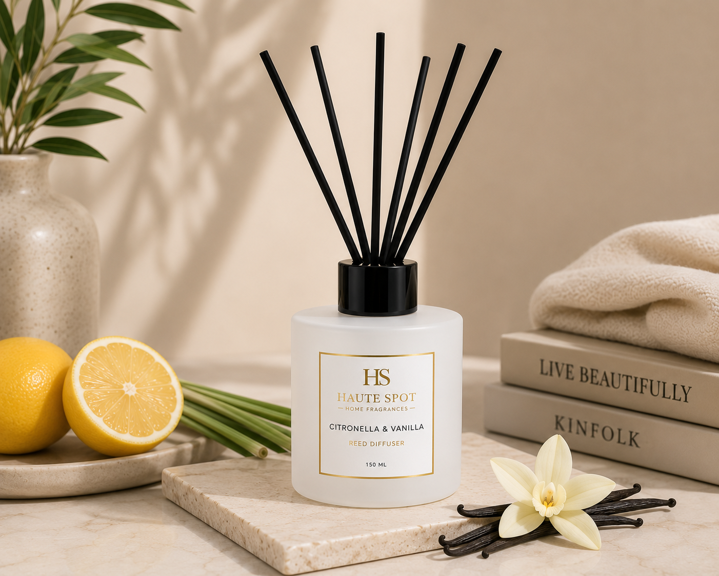 Citronella and vanilla Reed Diffuser