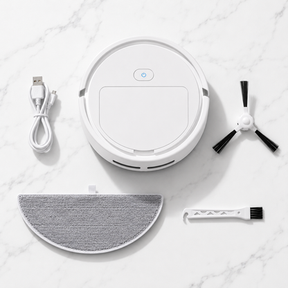 Sweeping Robot Autonomous Floor Cleaner | White / Charcoal