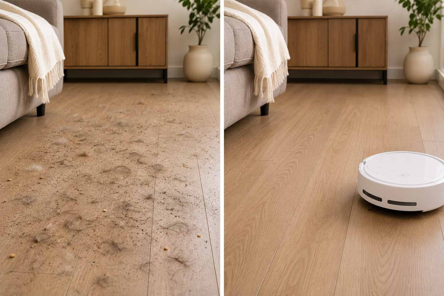 Sweeping Robot Autonomous Floor Cleaner | White / Charcoal