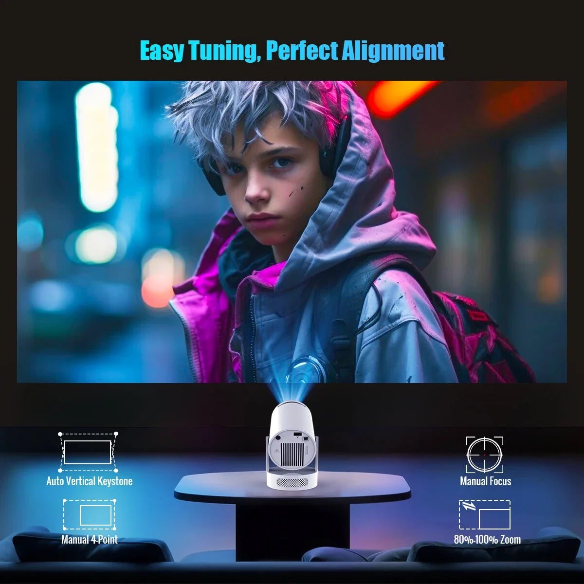 Haute Vue™ Smart Projector